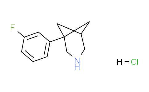 CAS No. 1823900-19-1, 1-(3-Fluorophenyl)-3-azabicyclo[3.1.1]heptane hydrochloride