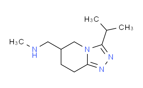 CAS No. 1365939-38-3, 1-(3-Isopropyl-5,6,7,8-tetrahydro-[1,2,4]triazolo[4,3-a]pyridin-6-yl)-N-methylmethanamine