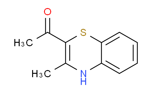 CAS No. 31645-94-0, 1-(3-Methyl-4H-benzo[b][1,4]thiazin-2-yl)ethanone