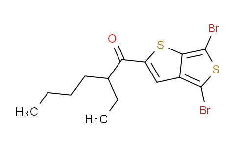 CAS No. 1194605-76-9, 1-(4,6-Dibromothieno[3,4-b]thiophen-2-yl)-2-ethylhexan-1-one