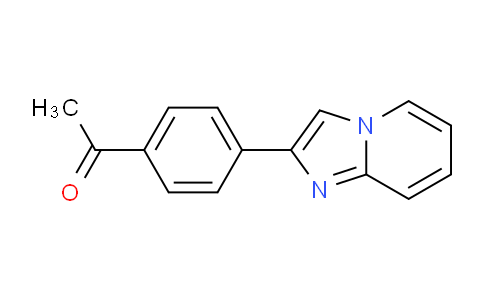 CAS No. 55843-92-0, 1-(4-(Imidazo[1,2-a]pyridin-2-yl)phenyl)ethanone