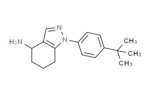 CAS No. 1203661-49-7, 1-(4-(tert-Butyl)phenyl)-4,5,6,7-tetrahydro-1H-indazol-4-amine