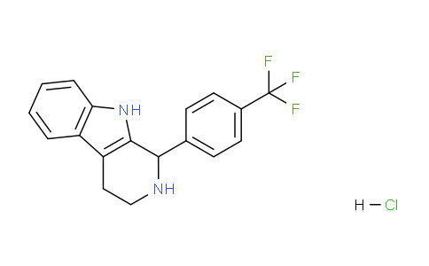 CAS No. 367251-31-8, 1-(4-(Trifluoromethyl)phenyl)-2,3,4,9-tetrahydro-1H-pyrido[3,4-b]indole hydrochloride