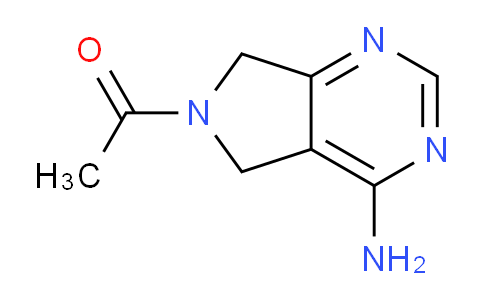 CAS No. 1854-45-1, 1-(4-Amino-5H-pyrrolo[3,4-d]pyrimidin-6(7H)-yl)ethanone