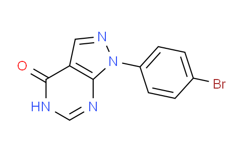 CAS No. 864872-05-9, 1-(4-Bromophenyl)-1H-pyrazolo[3,4-d]pyrimidin-4(5H)-one