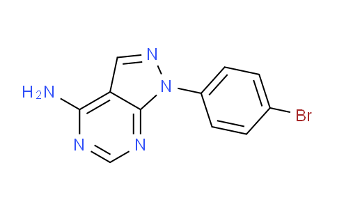 CAS No. 99867-27-3, 1-(4-Bromophenyl)-1H-pyrazolo[3,4-d]pyrimidin-4-amine