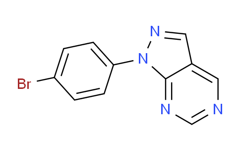 CAS No. 1235034-86-2, 1-(4-Bromophenyl)-1H-pyrazolo[3,4-d]pyrimidine