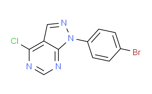 CAS No. 832715-52-3, 1-(4-Bromophenyl)-4-chloro-1H-pyrazolo[3,4-d]pyrimidine