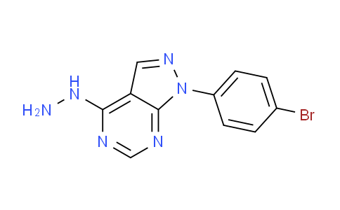CAS No. 1416346-40-1, 1-(4-Bromophenyl)-4-hydrazinyl-1H-pyrazolo[3,4-d]pyrimidine