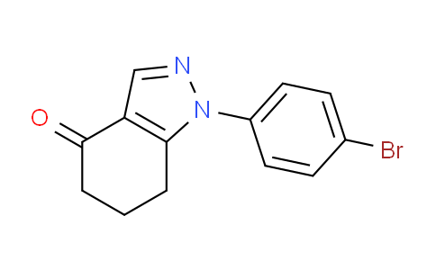 CAS No. 1203661-48-6, 1-(4-Bromophenyl)-6,7-dihydro-1H-indazol-4(5H)-one