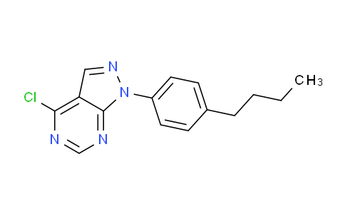 CAS No. 1416339-54-2, 1-(4-Butylphenyl)-4-chloro-1H-pyrazolo[3,4-d]pyrimidine