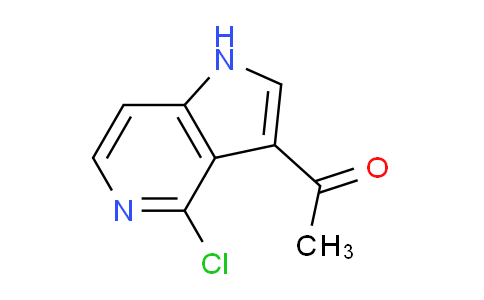 CAS No. 1260383-72-9, 1-(4-Chloro-1H-pyrrolo[3,2-c]pyridin-3-yl)ethanone
