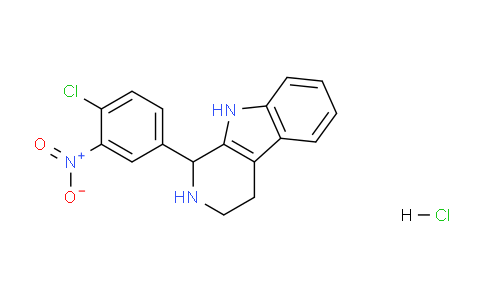 CAS No. 3380-78-7, 1-(4-Chloro-3-nitrophenyl)-2,3,4,9-tetrahydro-1H-pyrido[3,4-b]indole hydrochloride