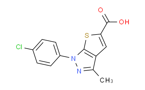 CAS No. 326618-92-2, 1-(4-Chlorophenyl)-3-methyl-1H-thieno[2,3-c]pyrazole-5-carboxylic acid