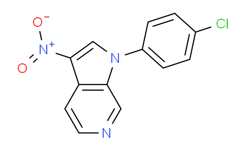 CAS No. 1334713-80-2, 1-(4-Chlorophenyl)-3-nitro-1H-pyrrolo[2,3-c]pyridine
