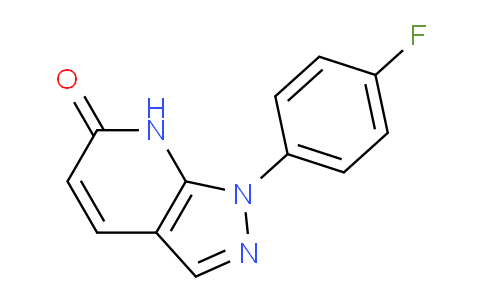 CAS No. 1437385-43-7, 1-(4-Fluorophenyl)-1H-pyrazolo[3,4-b]pyridin-6(7H)-one