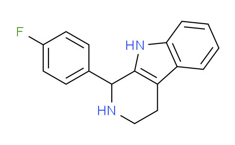 CAS No. 221620-96-8, 1-(4-Fluorophenyl)-2,3,4,9-tetrahydro-1h-beta-carboline