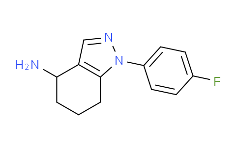 CAS No. 1203661-58-8, 1-(4-Fluorophenyl)-4,5,6,7-tetrahydro-1H-indazol-4-amine
