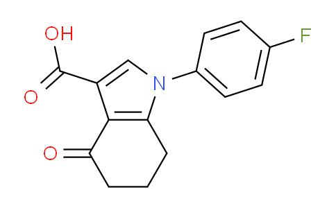 CAS No. 121626-40-2, 1-(4-Fluorophenyl)-4-oxo-4,5,6,7-tetrahydro-1H-indole-3-carboxylic acid