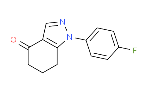 CAS No. 37901-73-8, 1-(4-Fluorophenyl)-6,7-dihydro-1H-indazol-4(5H)-one