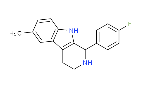 CAS No. 529476-35-5, 1-(4-Fluorophenyl)-6-methyl-2,3,4,9-tetrahydro-1H-pyrido[3,4-b]indole