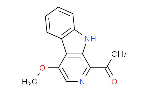 CAS No. 65236-63-7, 1-(4-Methoxy-9H-pyrido[3,4-b]indol-1-yl)ethanone