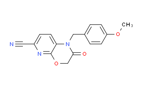 CAS No. 1203499-67-5, 1-(4-Methoxybenzyl)-2-oxo-2,3-dihydro-1H-pyrido[2,3-b][1,4]oxazine-6-carbonitrile