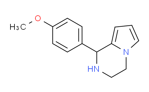 CAS No. 112758-90-4, 1-(4-Methoxyphenyl)-1,2,3,4-tetrahydropyrrolo[1,2-a]pyrazine