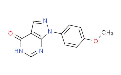 CAS No. 650628-53-8, 1-(4-Methoxyphenyl)-1H-pyrazolo[3,4-d]pyrimidin-4(5H)-one
