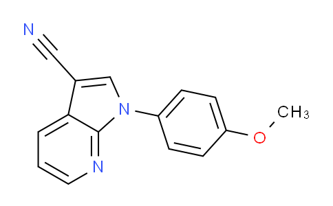 CAS No. 1018143-69-5, 1-(4-Methoxyphenyl)-1H-pyrrolo[2,3-b]pyridine-3-carbonitrile