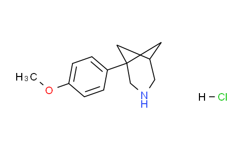 CAS No. 1823933-41-0, 1-(4-Methoxyphenyl)-3-azabicyclo[3.1.1]heptane hydrochloride