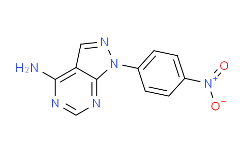 CAS No. 65973-73-1, 1-(4-Nitrophenyl)-1H-pyrazolo[3,4-d]pyrimidin-4-amine