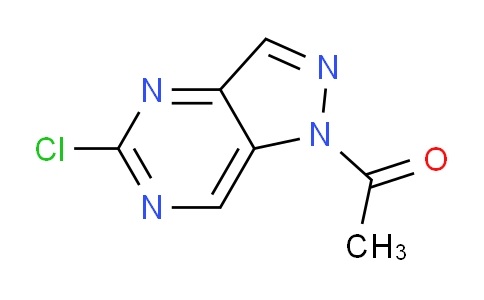 CAS No. 633328-97-9, 1-(5-Chloro-1H-pyrazolo[4,3-d]pyrimidin-1-yl)ethanone