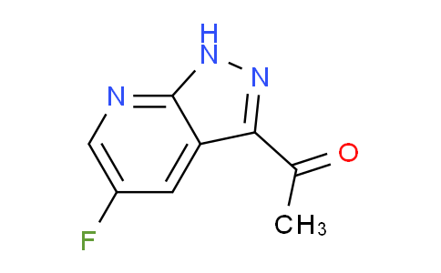 CAS No. 1256788-17-6, 1-(5-Fluoro-1H-pyrazolo[3,4-b]pyridin-3-yl)ethanone