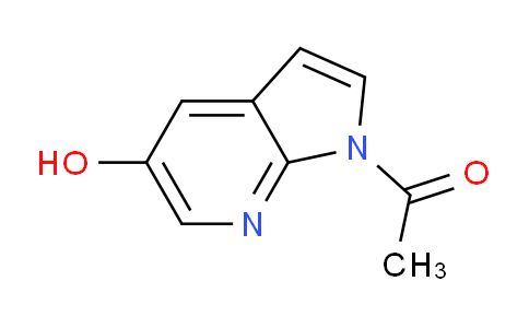 CAS No. 1082041-98-2, 1-(5-Hydroxy-1H-pyrrolo[2,3-b]pyridin-1-yl)ethanone