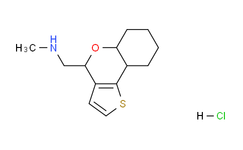 CAS No. 1050749-84-2, 1-(5A,6,7,8,9,9a-hexahydro-4H-thieno[3,2-c]chromen-4-yl)-N-methylmethanamine hydrochloride