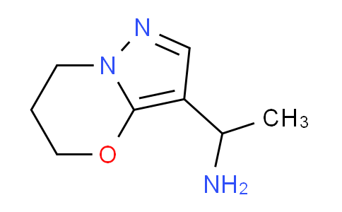CAS No. 1706433-43-3, 1-(6,7-Dihydro-5H-pyrazolo[5,1-b][1,3]oxazin-3-yl)ethanamine