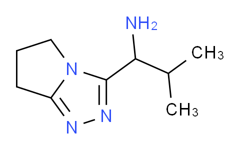 CAS No. 1094444-89-9, 1-(6,7-Dihydro-5H-pyrrolo[2,1-c][1,2,4]triazol-3-yl)-2-methylpropan-1-amine