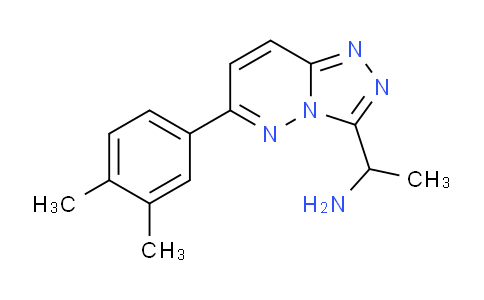 CAS No. 1282879-22-4, 1-(6-(3,4-Dimethylphenyl)-[1,2,4]triazolo[4,3-b]pyridazin-3-yl)ethanamine