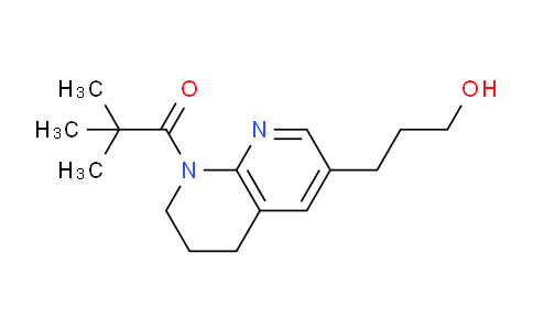 CAS No. 1222533-80-3, 1-(6-(3-Hydroxypropyl)-3,4-dihydro-1,8-naphthyridin-1(2H)-yl)-2,2-dimethylpropan-1-one