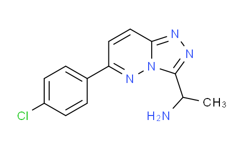 CAS No. 1284186-83-9, 1-(6-(4-Chlorophenyl)-[1,2,4]triazolo[4,3-b]pyridazin-3-yl)ethanamine