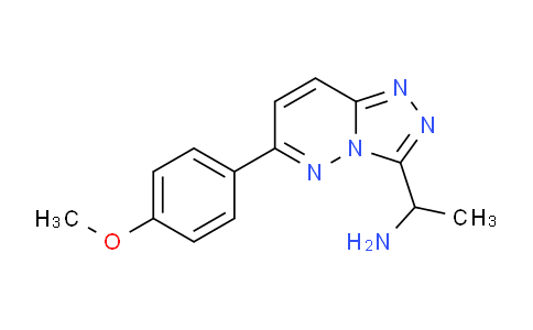 CAS No. 1706432-76-9, 1-(6-(4-Methoxyphenyl)-[1,2,4]triazolo[4,3-b]pyridazin-3-yl)ethanamine