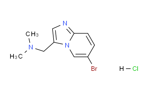 CAS No. 1134570-17-4, 1-(6-Bromoimidazo[1,2-a]pyridin-3-yl)-N,N-dimethylmethanamine hydrochloride