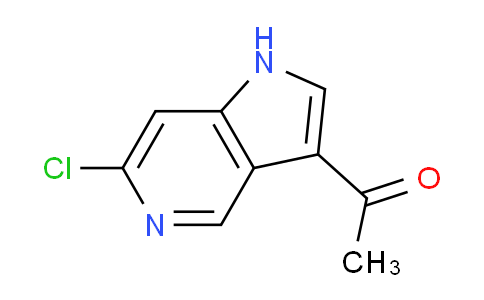 CAS No. 1260381-71-2, 1-(6-Chloro-1H-pyrrolo[3,2-c]pyridin-3-yl)ethanone