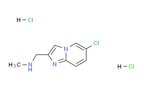 CAS No. 1187929-06-1, 1-(6-Chloroimidazo[1,2-a]pyridin-2-yl)-N-methylmethanamine dihydrochloride