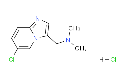 CAS No. 1227954-77-9, 1-(6-Chloroimidazo[1,2-a]pyridin-3-yl)-N,N-dimethylmethanamine hydrochloride
