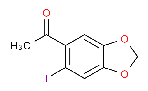 CAS No. 61599-79-9, 1-(6-Iodobenzo[d][1,3]dioxol-5-yl)ethanone