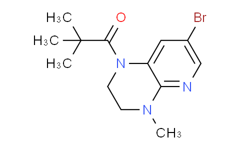 CAS No. 1142192-65-1, 1-(7-Bromo-4-methyl-3,4-dihydropyrido[2,3-b]pyrazin-1(2H)-yl)-2,2-dimethylpropan-1-one