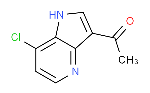 CAS No. 1260385-01-0, 1-(7-Chloro-1H-pyrrolo[3,2-b]pyridin-3-yl)ethanone