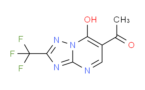CAS No. 1256627-91-4, 1-(7-Hydroxy-2-(trifluoromethyl)-[1,2,4]triazolo[1,5-a]pyrimidin-6-yl)ethanone